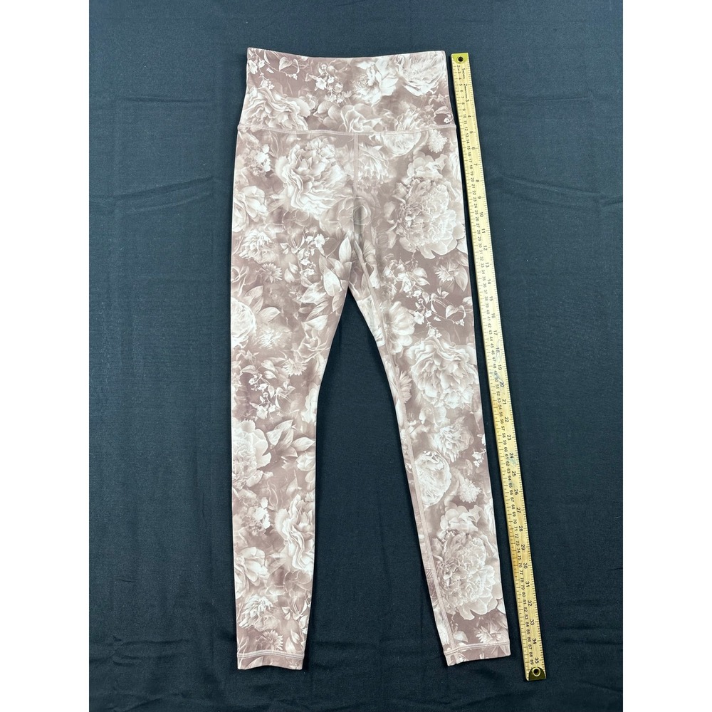 Athleta Elation Printed Tight Leggings XS Mauve Floral Peony High Rise Yoga Pant
